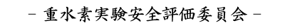重水素実験安全評価委員会