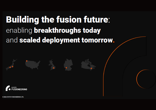 Building the fusion future:
enablingbreakthroughs today andscaled deployment tomorrow.