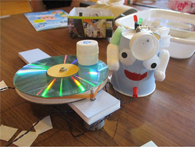 ぐるぐる発電機ロボット
