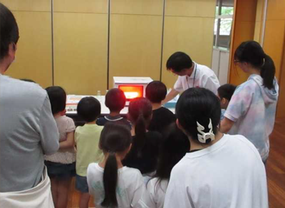 電子レンジ実験