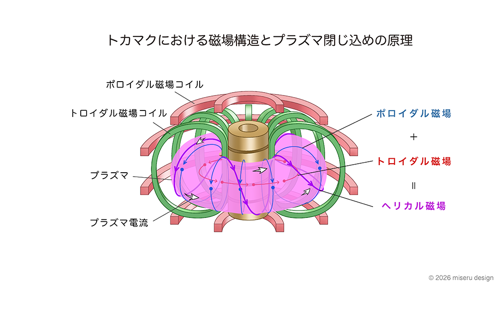 トカマクにおける磁場構造とプラズマ閉じ込めの原理