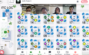 REMOによるポスターセッションの様子