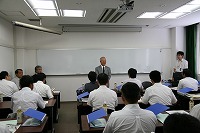 牛込 進 岐阜県工業会会長　〈開校式・挨拶〉