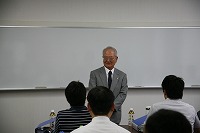 牛込 進 岐阜県工業会会長　〈開校式・挨拶〉