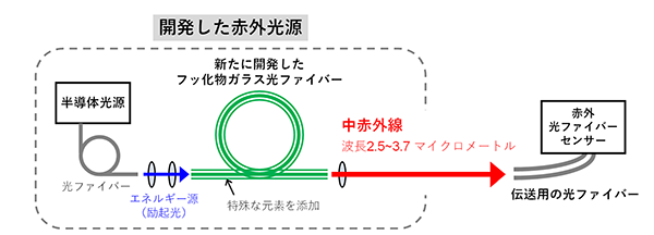 図1　開発した赤外光源の概略図